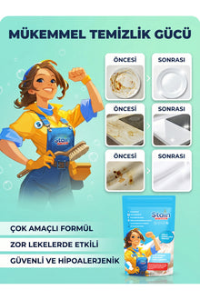Stain İt Zero Çamaşır & Yüzey İçin Çok Amaçlı Aktif Oksijenli Toz Leke Çıkarıcı ve Beyazlatıcı - 800 gr