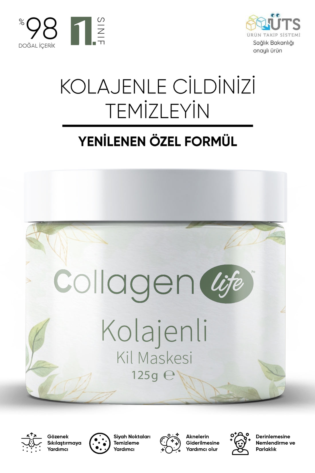 Kolajenli Kil Maskesi 125gr