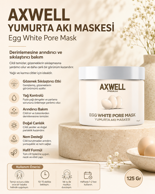 Yumurta Akı Maskesi 125 Gr