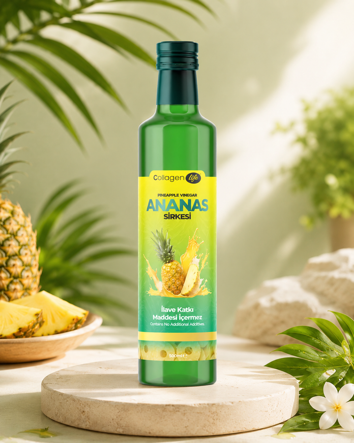Ananas Sirkesi Doğal Fermantasyon Pineapple Vinegar 500 Ml