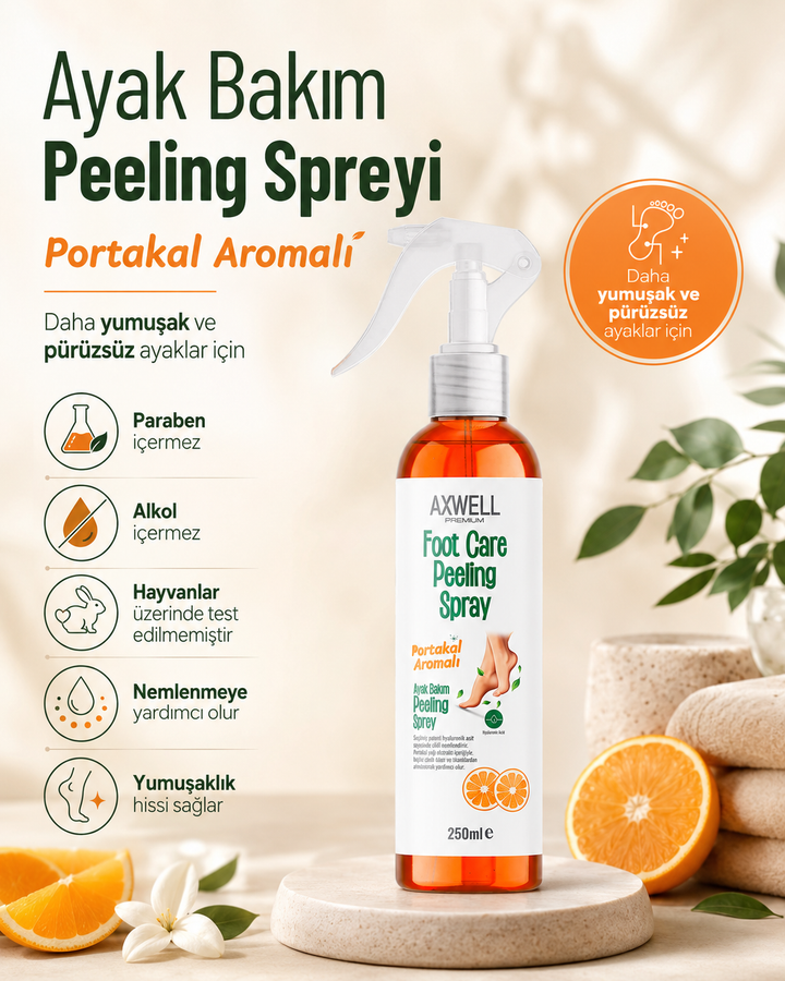 Axwell Portakal Aromalı Ayak Bakım Spreyi 250ml