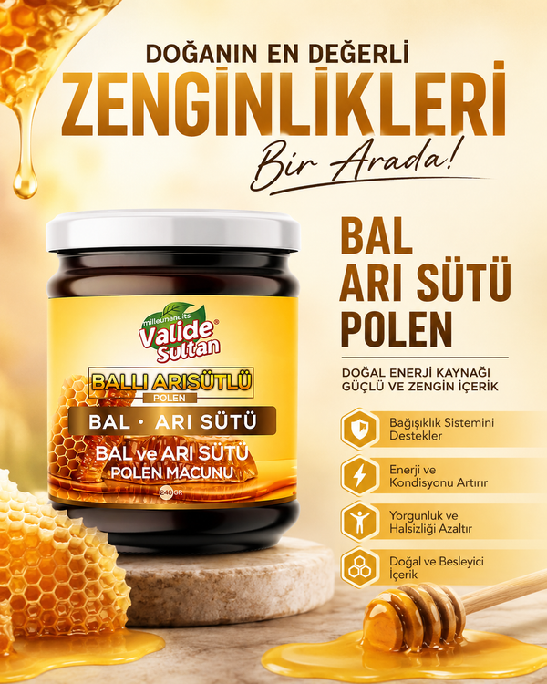 Bal & Arı Sütü Macun 240 gr
