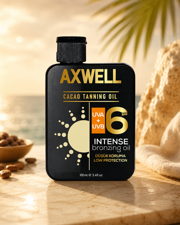 Axwell Bronzlaştırıcı Güneş Yağı Spf 6 100 ml