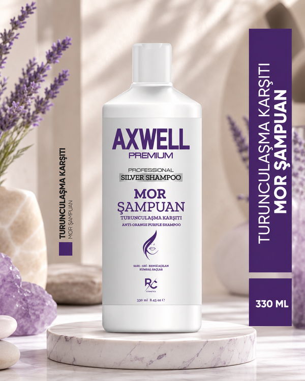 Axwell Mor(Turunculaşma Karşıtı) Şampuan 330 ml