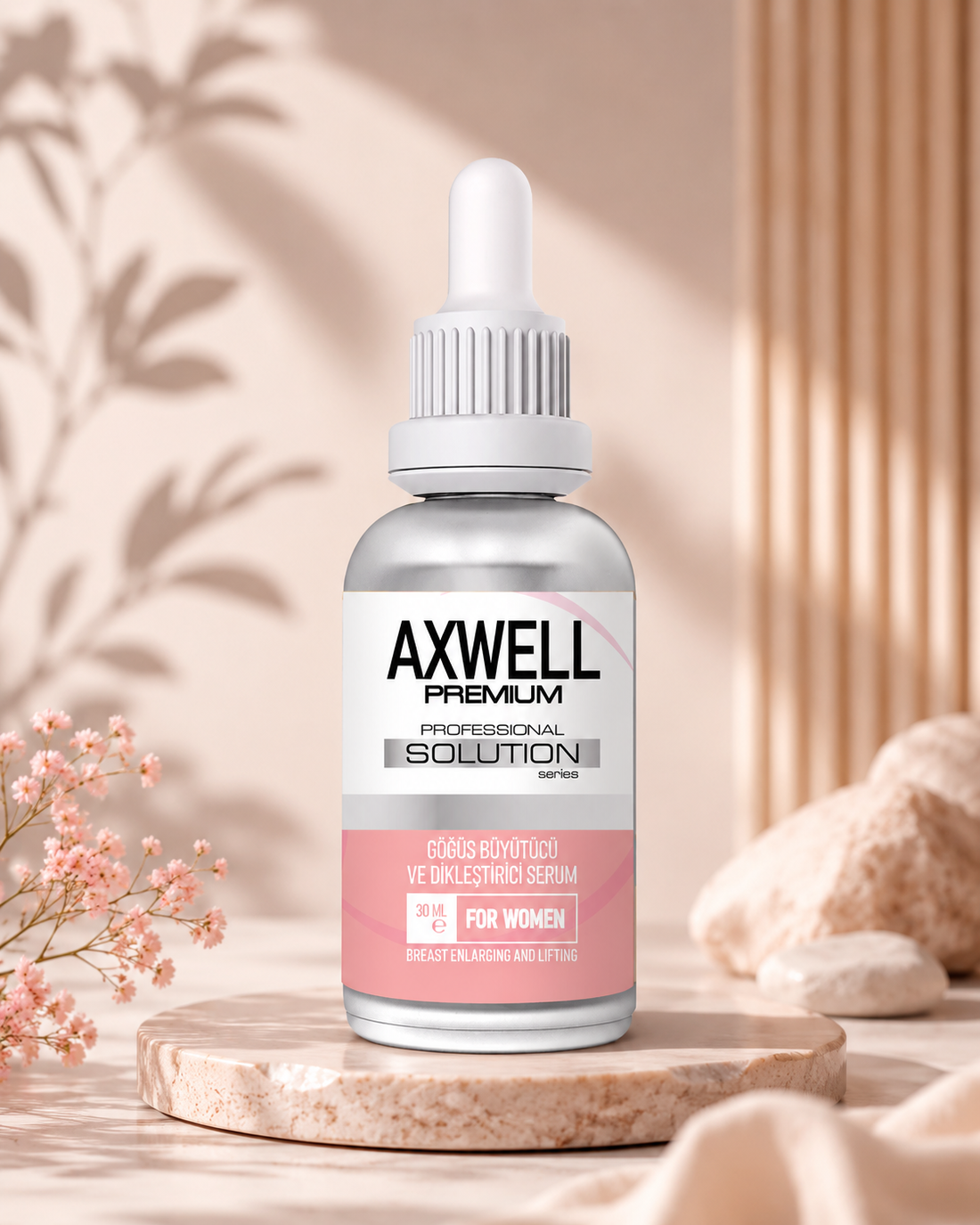 Axwell Göğüs Büyütücü Ve Dikleştirici Göğüs Bakım Serumu 30ml