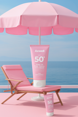 AXWELL Pink Touch Anında Ton Eşitleyici Onarıcı Nemlendirici Pembe Yüz Güneş Kremi Spf50 50 Ml