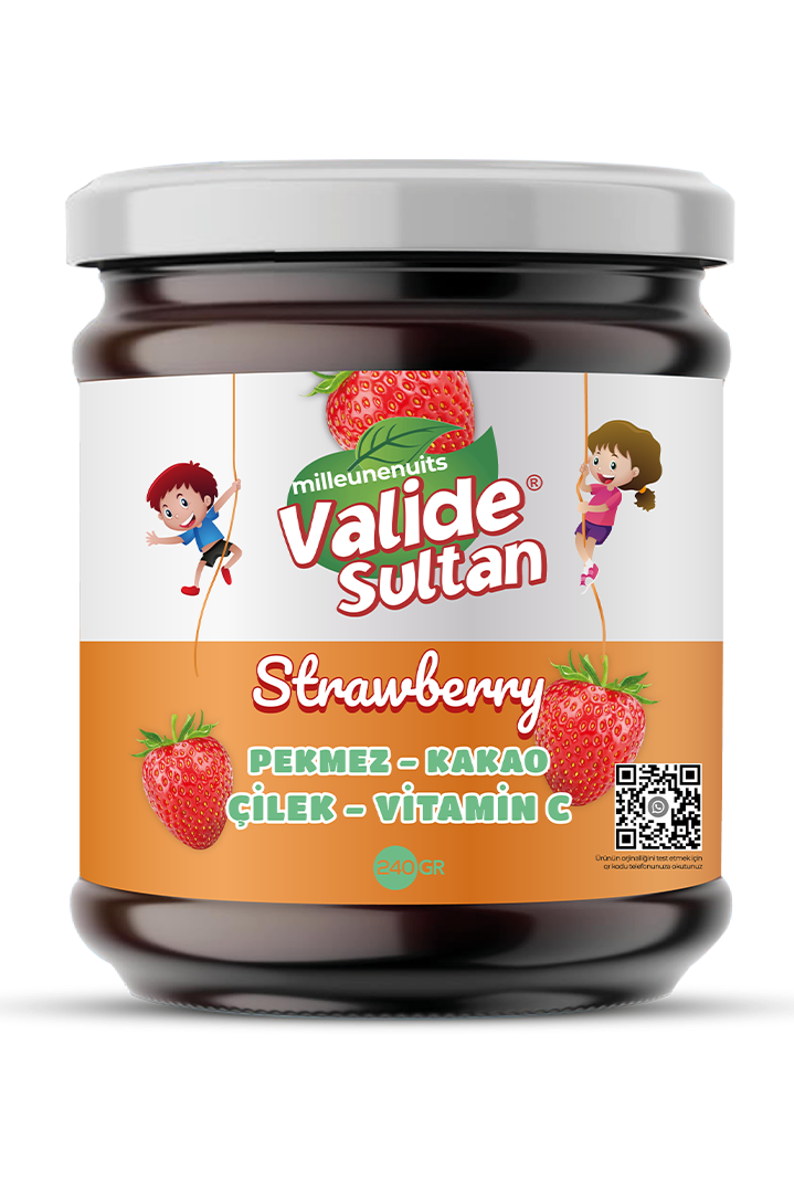 Milleunenuits Strawberry Prebiotic & Multi-vitamin Içeren Kids Macun