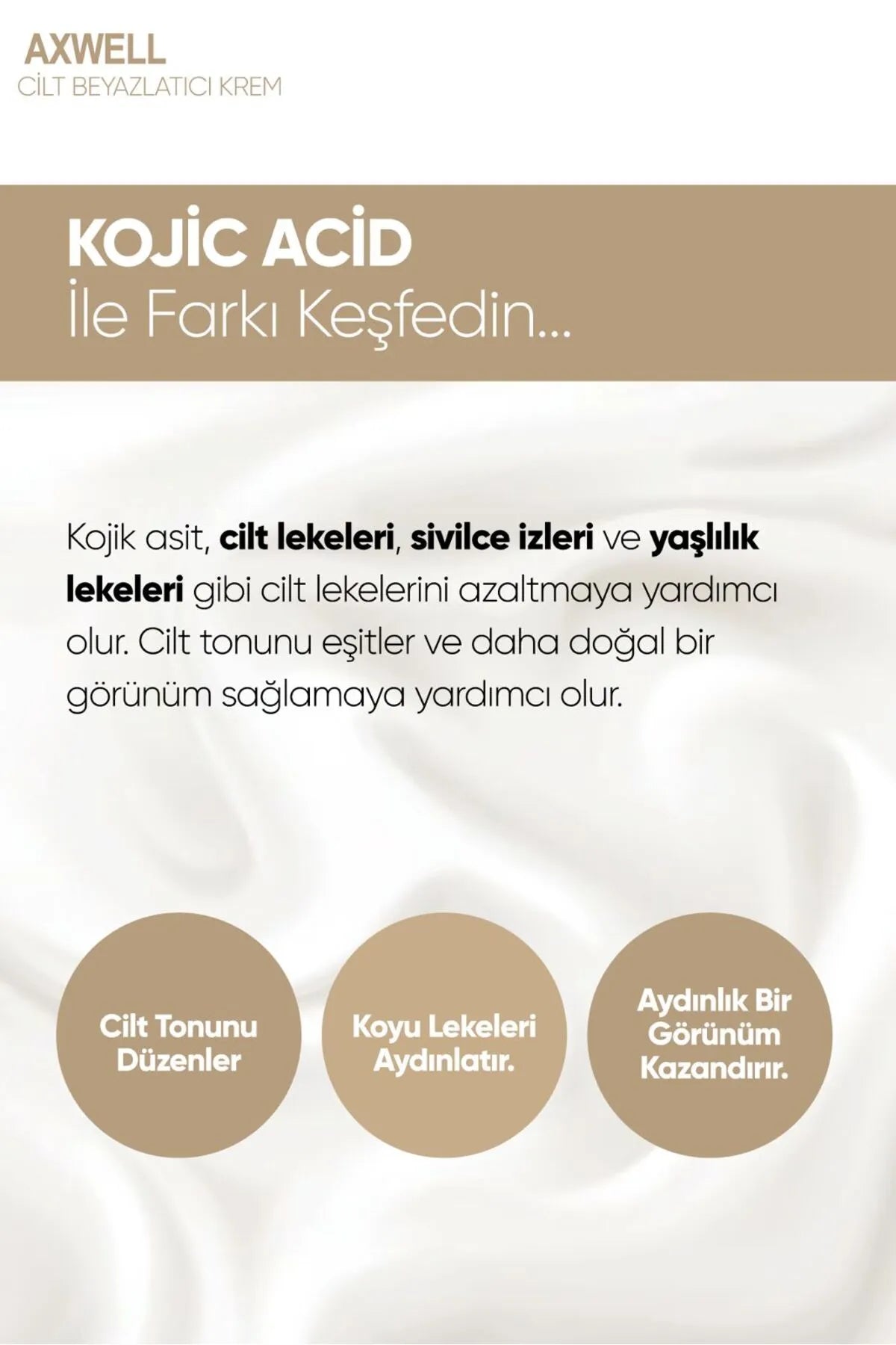 Axwell Cilt Beyazlatıcı Krem 50 ml
