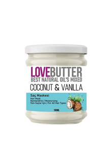 LoveButter Coconut & Vanilya Saç Maskesi 190 ml