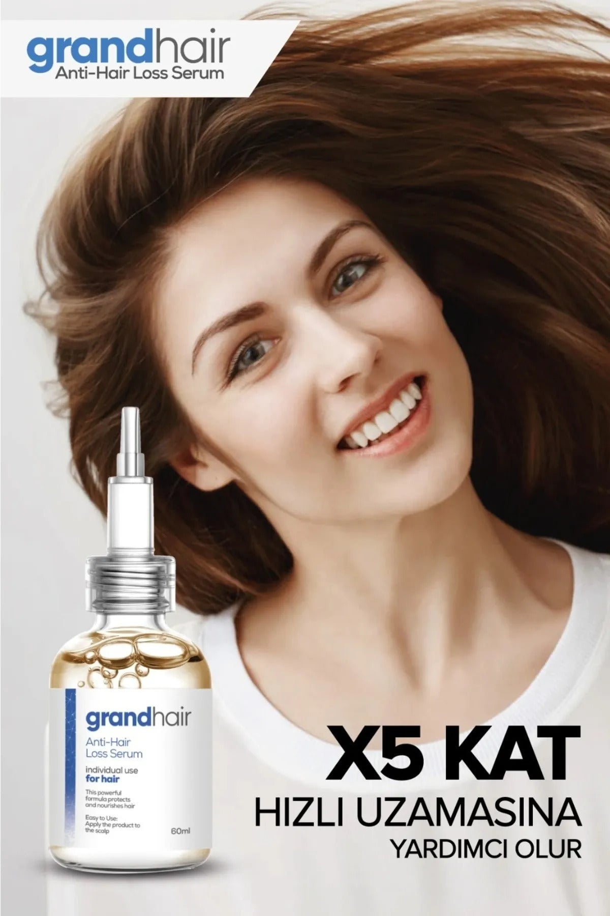 Grand Hair Saç Dökülmelerine Karşı Etkili Serum 60 ml