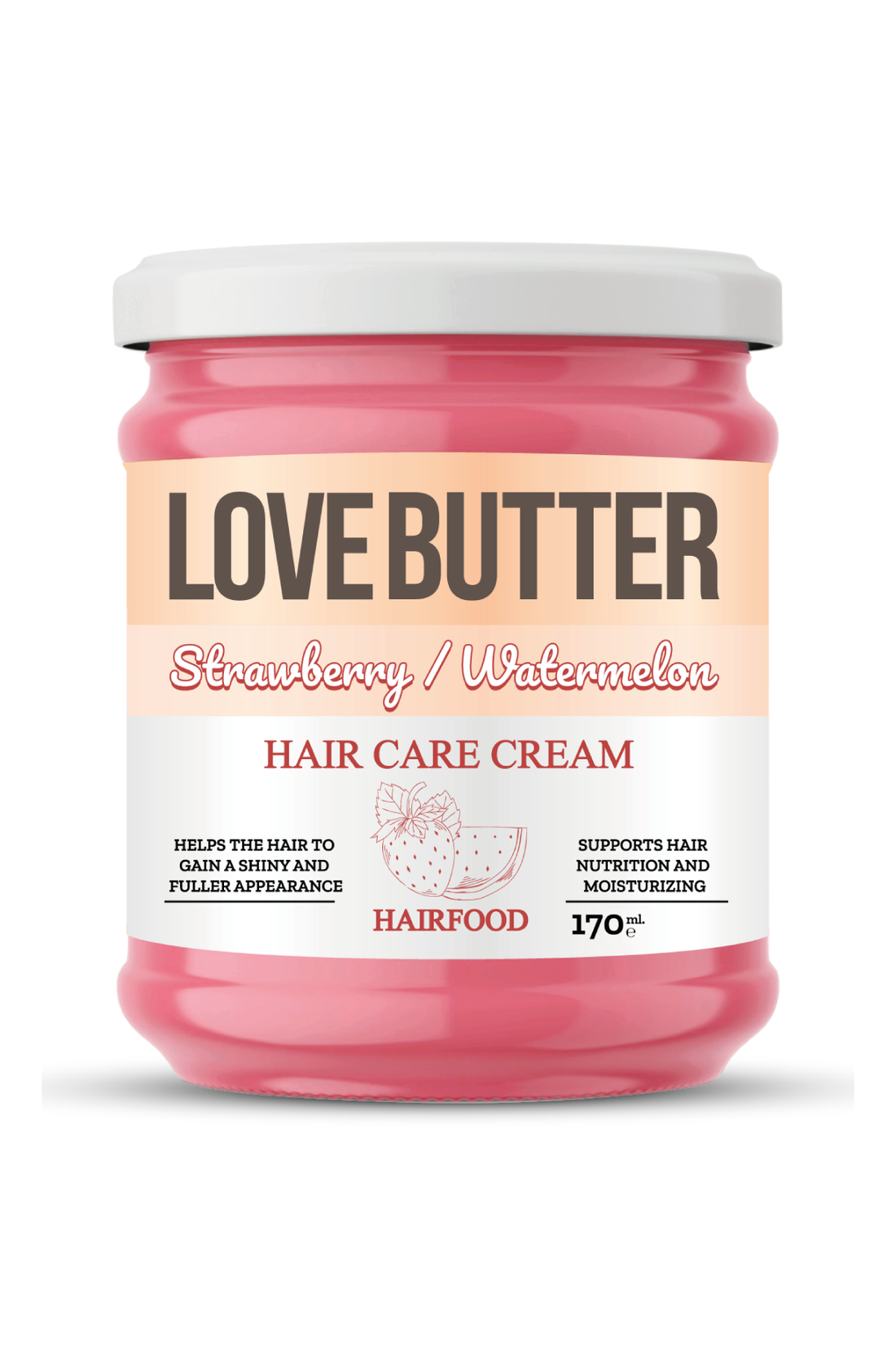 LOVE BUTTER Strawberry & Watermelon Hair Food Saç Maskesi