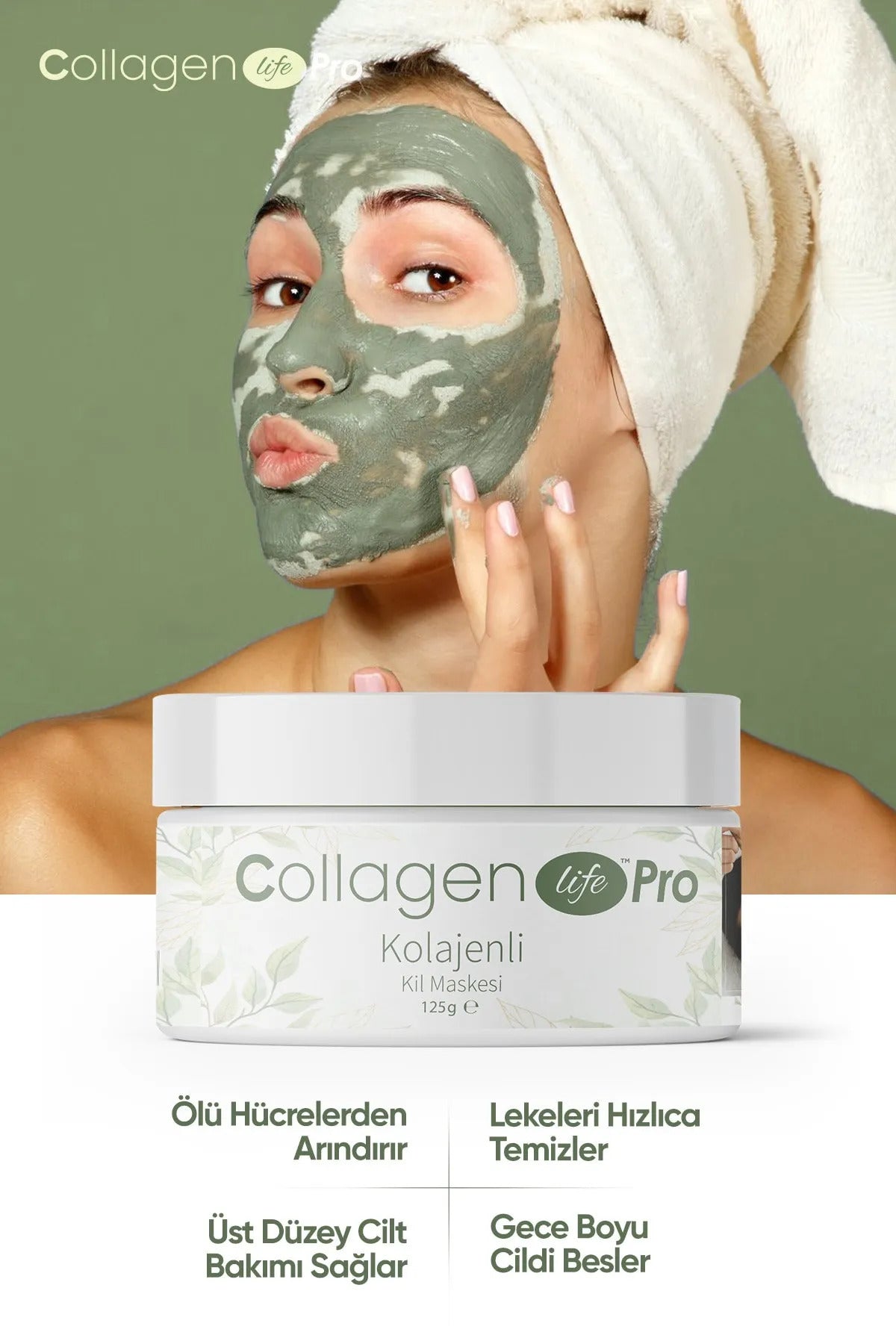 Collagen Life Pro Kolajen Kil Maskesi 125gr