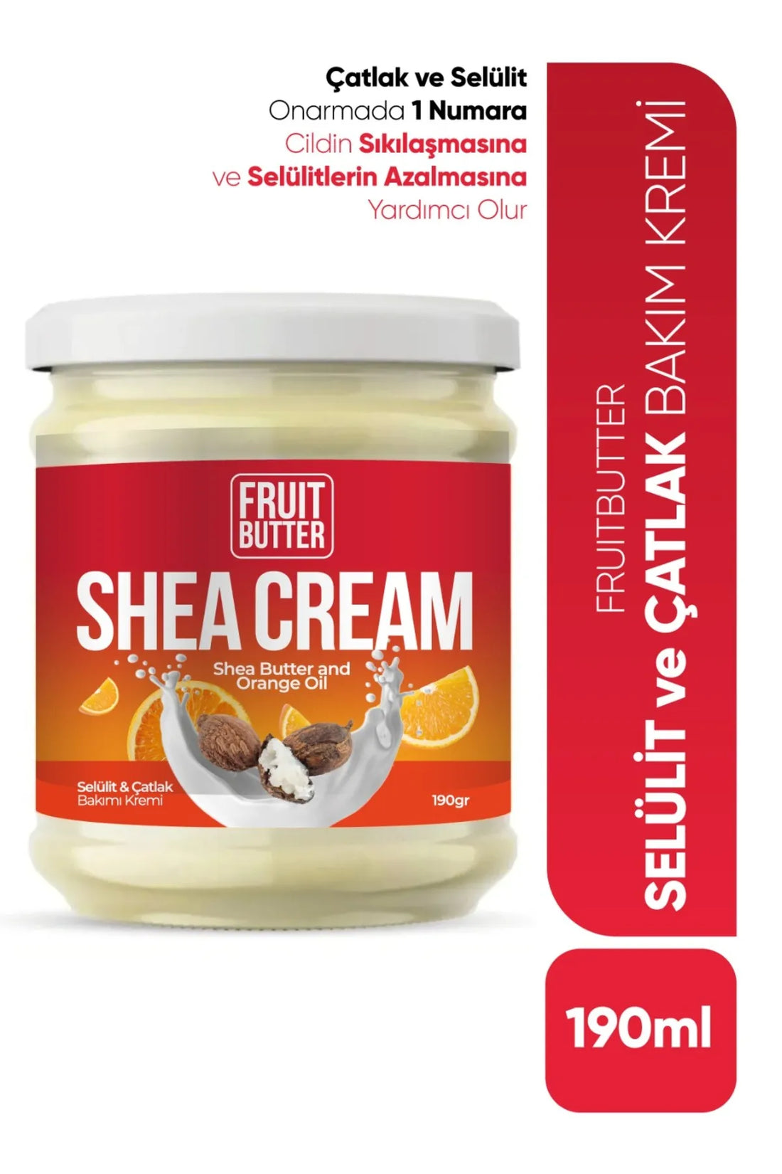 Fruit Butter Shea Gel Selülit&Çatlak Bakım Kremi 190 ml