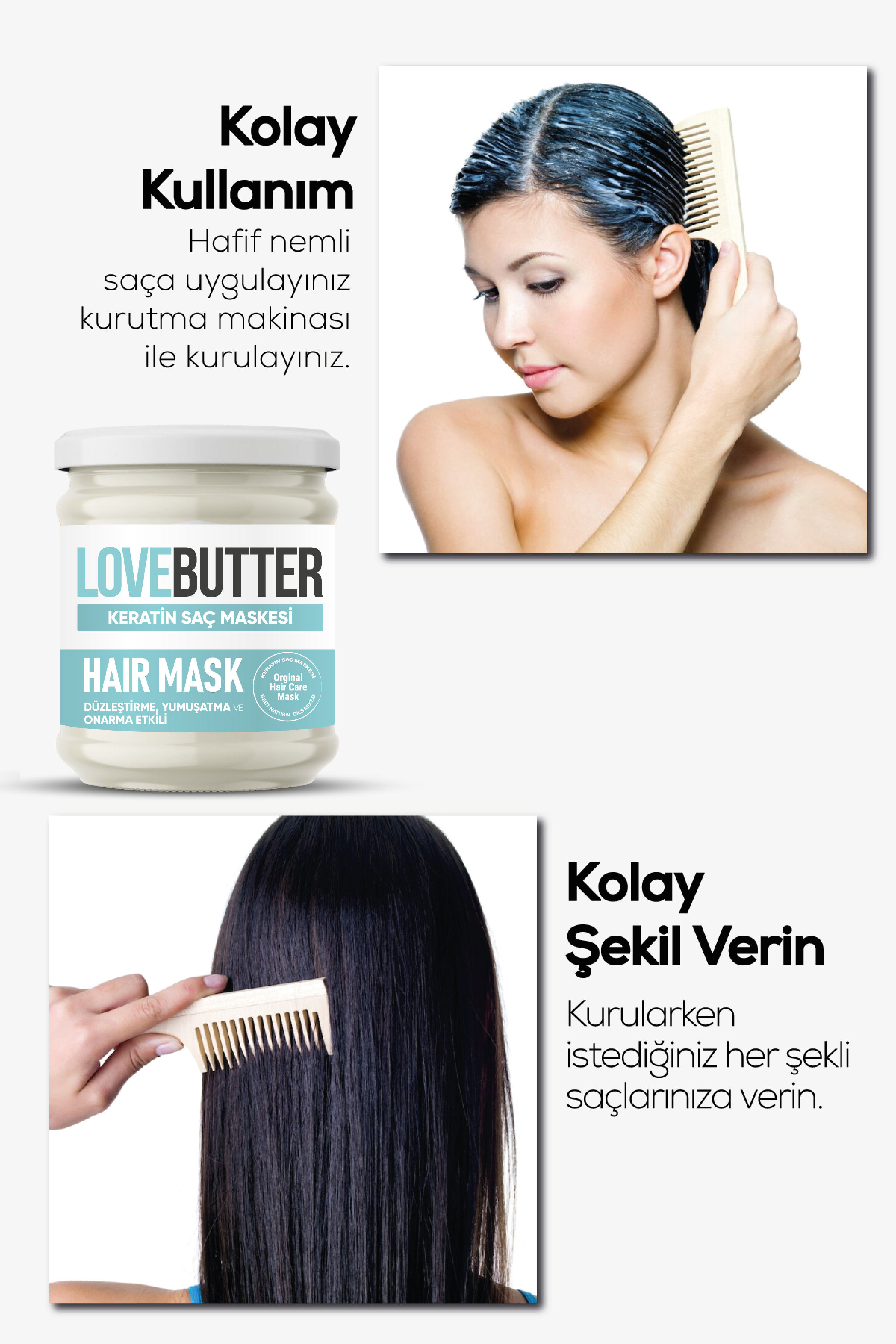 LoveButter Coconut & Vanilya Saç Maskesi 190 ml