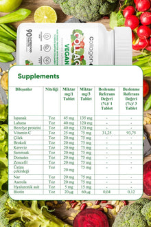 CollagenLife Vegan Kolajen 90 Tablet