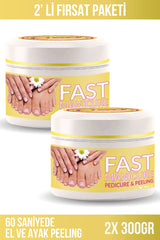 RC COSMETIC Fast Kolay Manikür& Pedikür Peeling 300gr 2 Adet