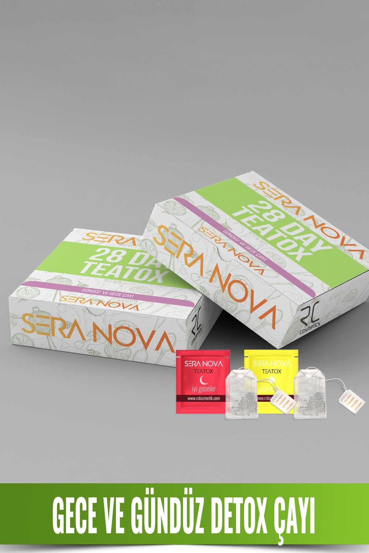 SeraNova Teatox Detox Çayı 28 Gündüz Çayı 14 Gece Çayı