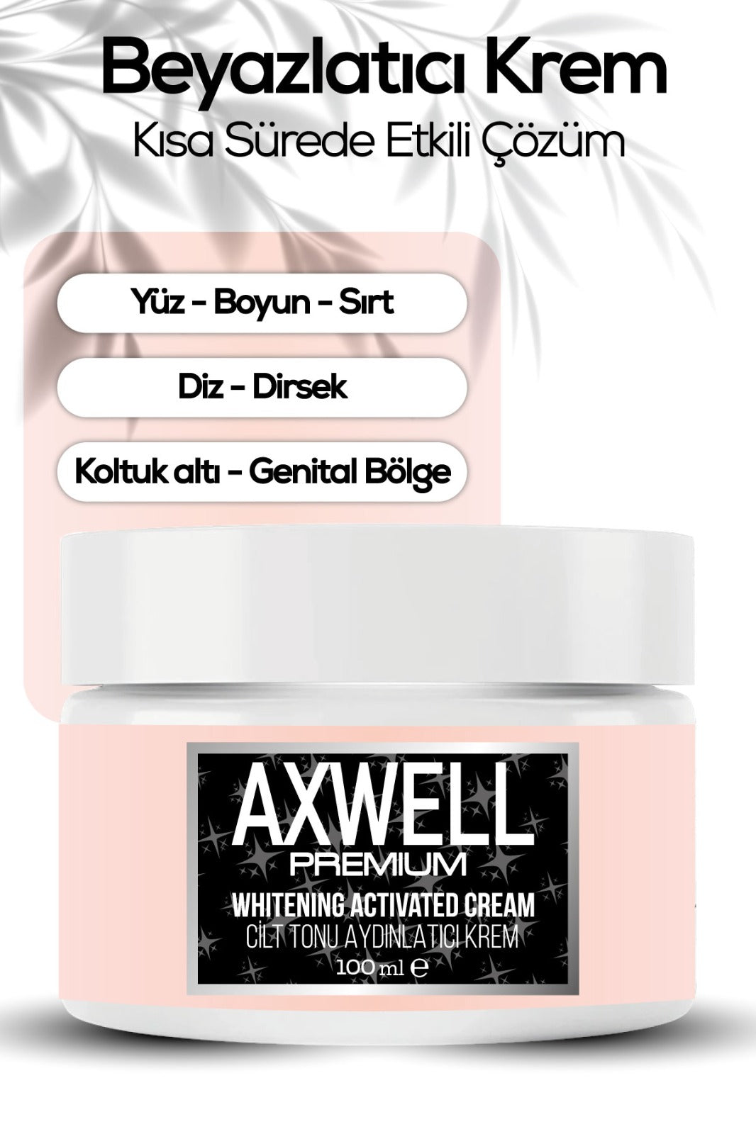 Axwell Premium Leke Karşıtı Cilt Beyazlatıcı Krem 100ml