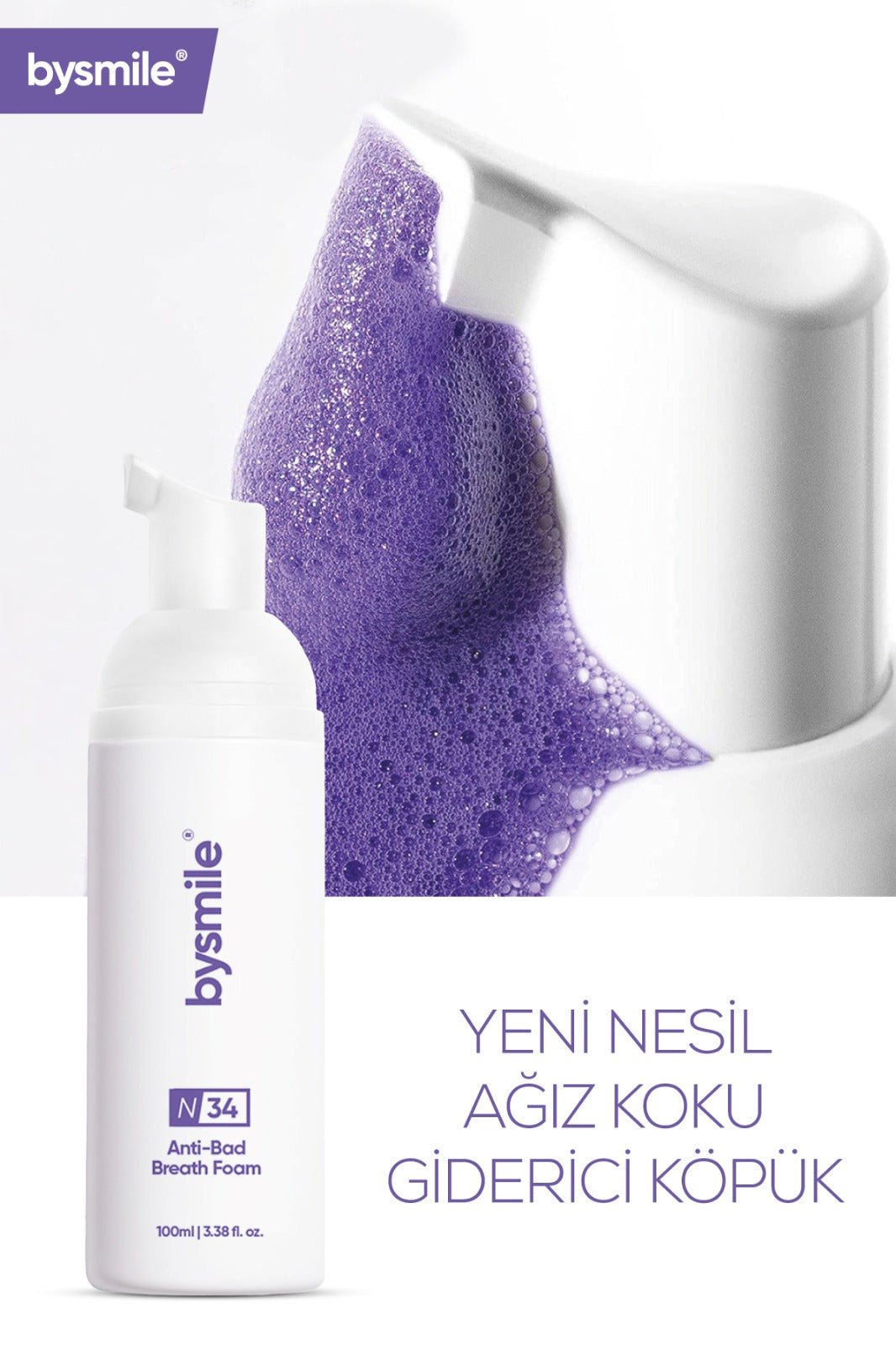 Bysmile No.34 Ağız Koku Giderici Köpük