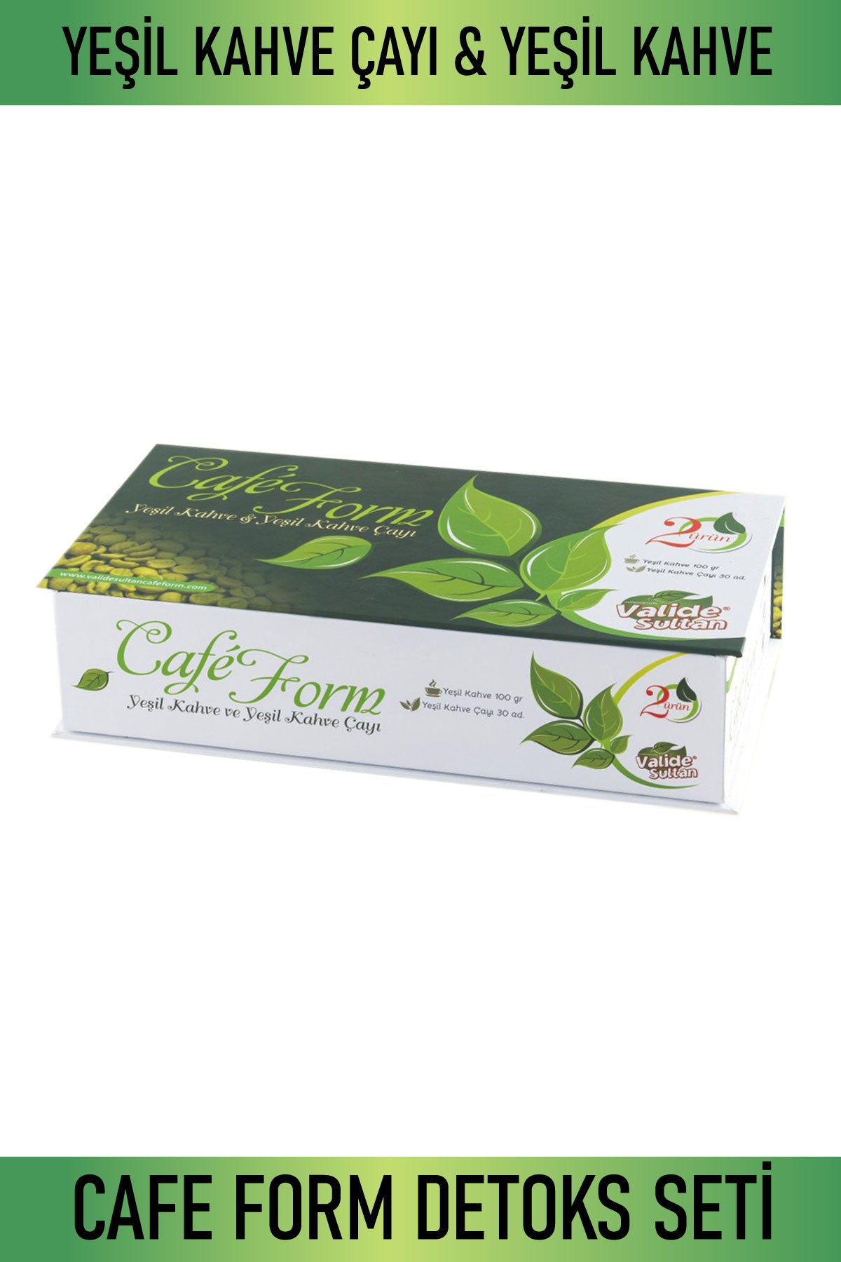 Valide Sultan Cafeform Yeşil Kahve Detoks ve Zayıflama Çayları 2'li Set