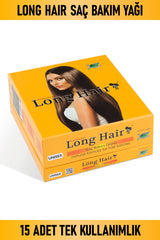 Long Hair 11 Dökülme Karşıtı- Hızlı Uzamaya Yardımcı Saç Bakım Yağı 15 Adet Tek Kullanımlık Tüp