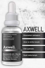 Axwell Niacinamide 10% + Zinc 1% 30 ml Leke Giderici Yüz Bakım Serumu