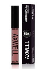 RC COSMETIC Axwell Uzun Süre  Kalıcı Hızlı Kuruyan Kolajenli Mat Likit Ruj- Lipgloss No:4 5ml