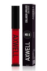 RC COSMETIC Axwell Uzun Süre  Kalıcı Hızlı Kuruyan Kolajenli Mat Likit Ruj- Lipgloss No:5 5ml