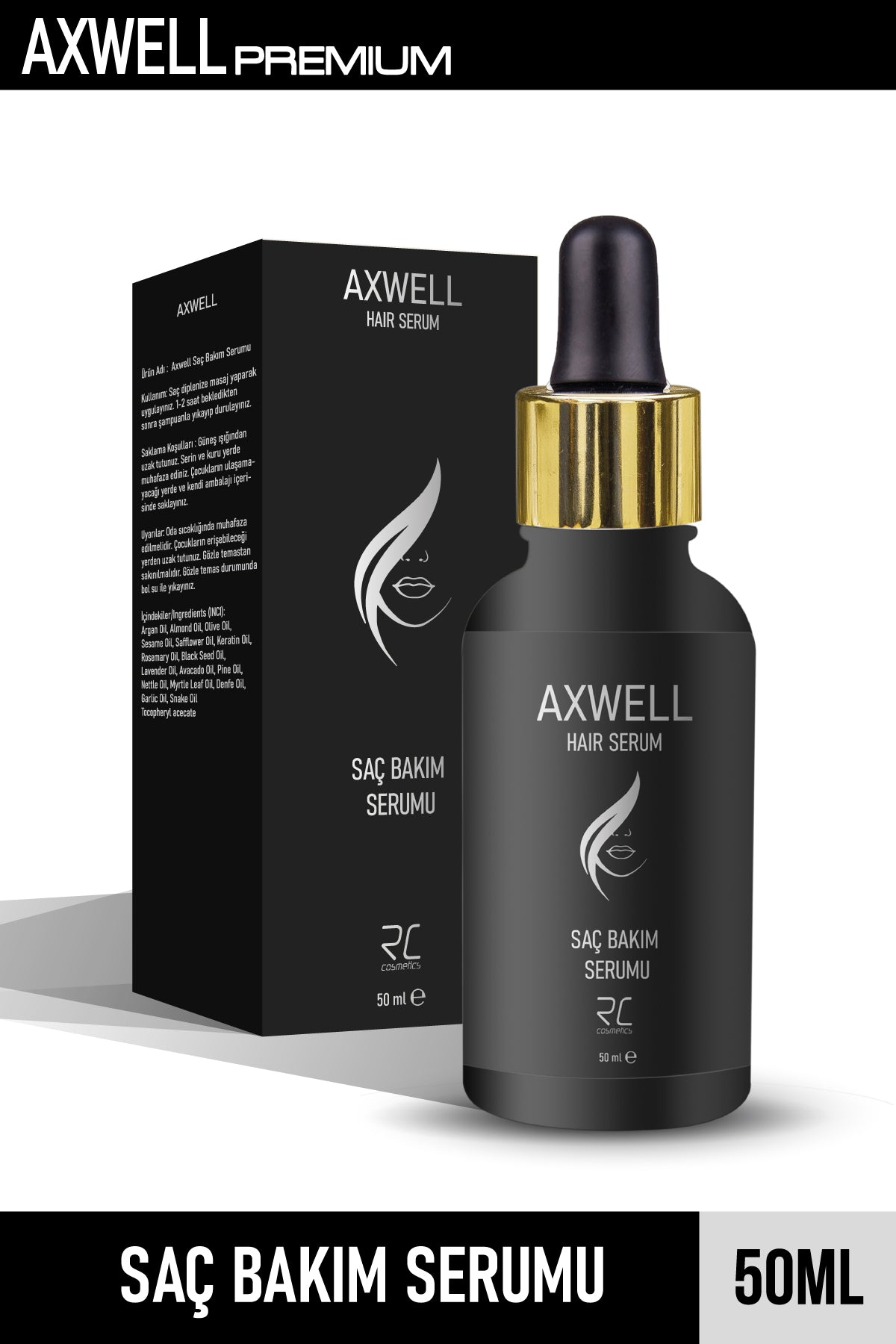 Axwell Saç Dökülmelerine Karşı Onarıcı Bakım Serumu 50 Ml
