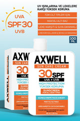 Axwell Güneş Kremi 30 SPF+100 ml